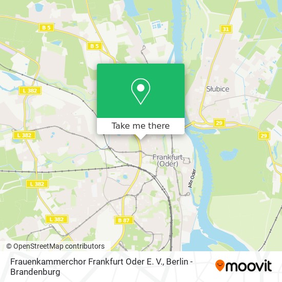 Frauenkammerchor Frankfurt Oder E. V. map