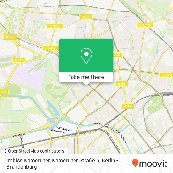 Imbiss Kameruner, Kameruner Straße 5 map