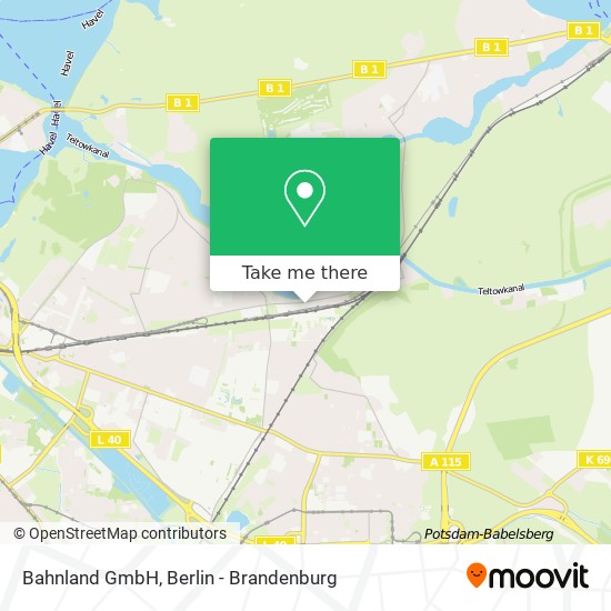 Bahnland GmbH map