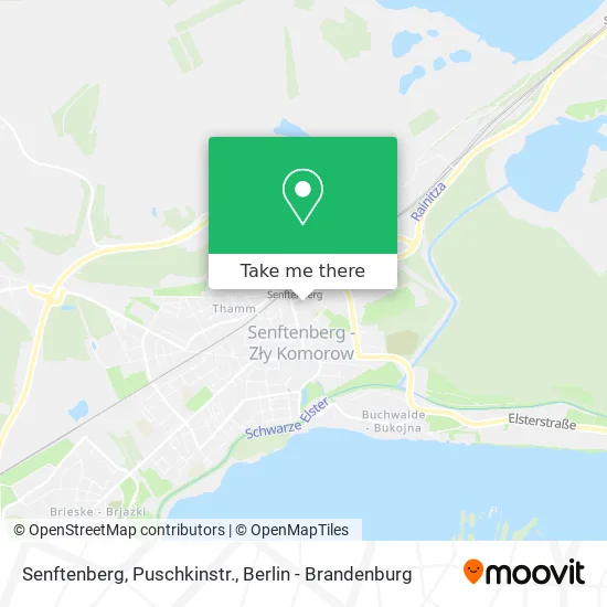 Карта Senftenberg, Puschkinstr.