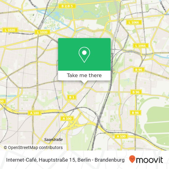 Карта Internet-Café, Hauptstraße 15
