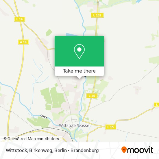 Карта Wittstock, Birkenweg