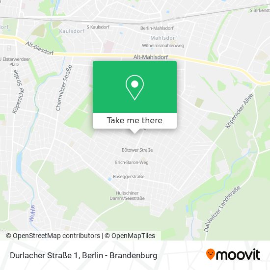 Durlacher Straße 1 map