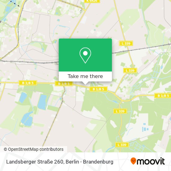 Landsberger Straße 260 map