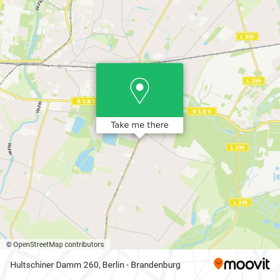 Карта Hultschiner Damm 260