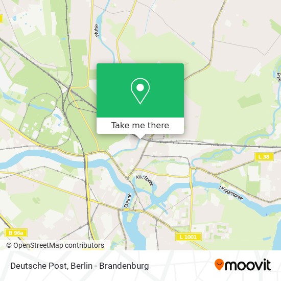 Deutsche Post map