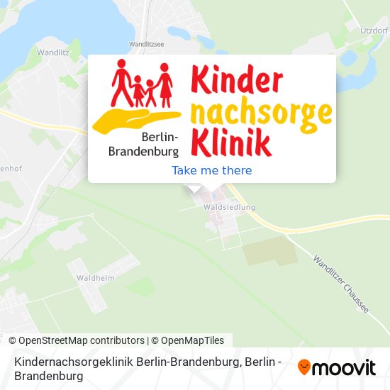 Kindernachsorgeklinik Berlin-Brandenburg map