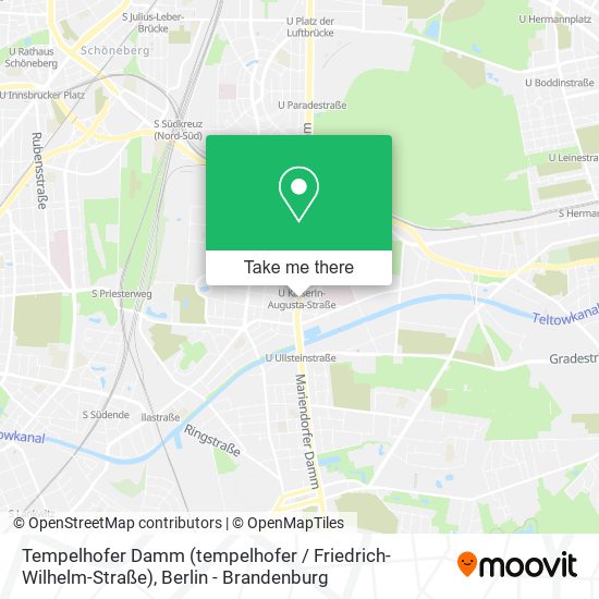 Tempelhofer Damm (tempelhofer / Friedrich-Wilhelm-Straße) map