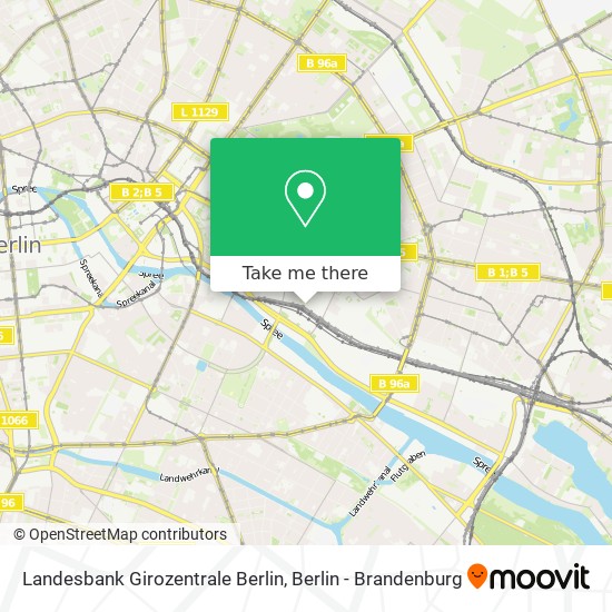 Landesbank Girozentrale Berlin map