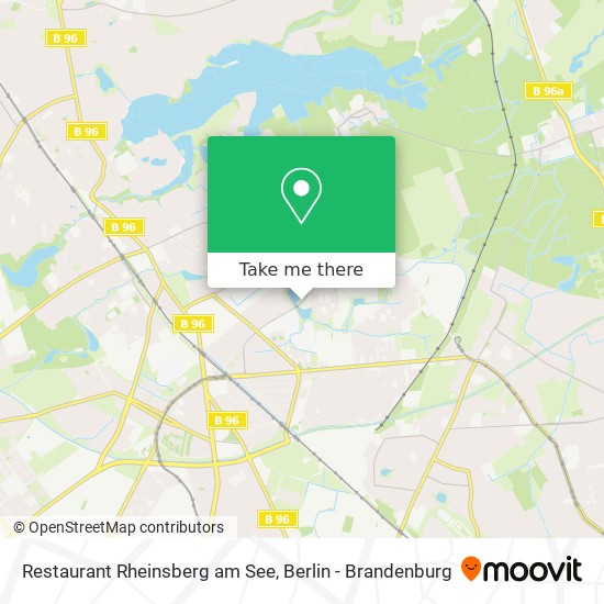 Карта Restaurant Rheinsberg am See