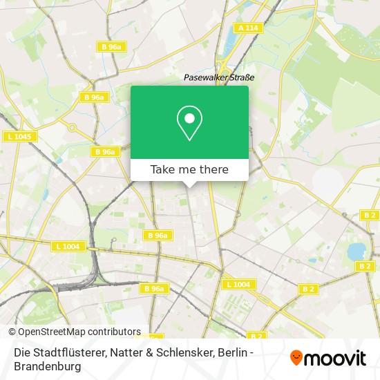 Die Stadtflüsterer, Natter & Schlensker map