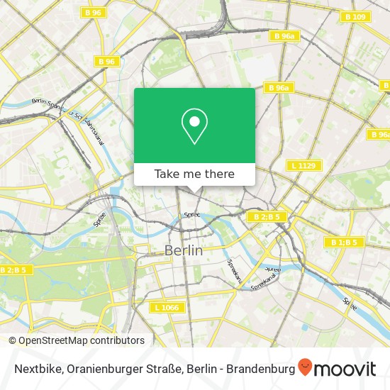 Nextbike, Oranienburger Straße map