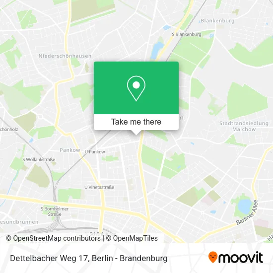 Карта Dettelbacher Weg 17