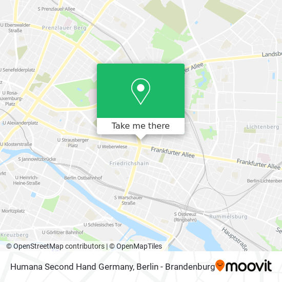 Humana Second Hand Germany map