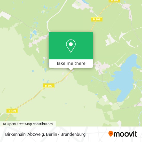 Birkenhain, Abzweig map