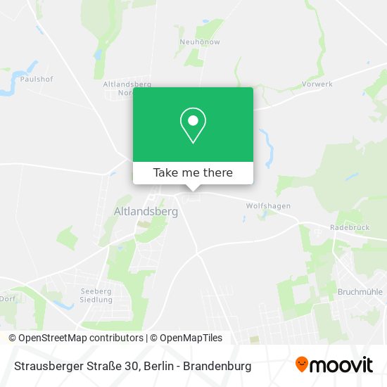 Карта Strausberger Straße 30