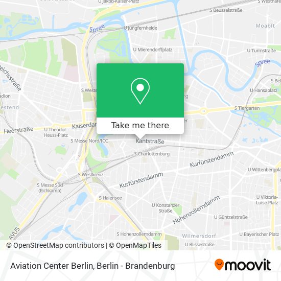 Aviation Center Berlin map