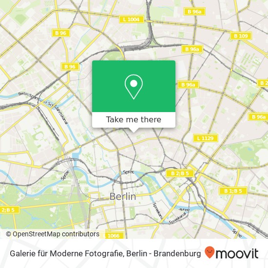 Карта Galerie für Moderne Fotografie