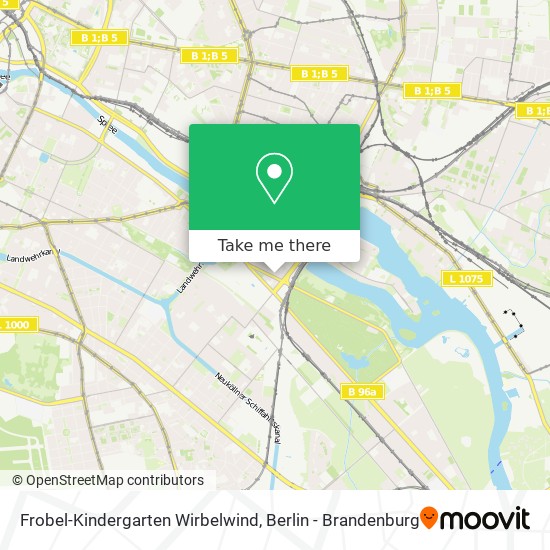 Карта Frobel-Kindergarten Wirbelwind