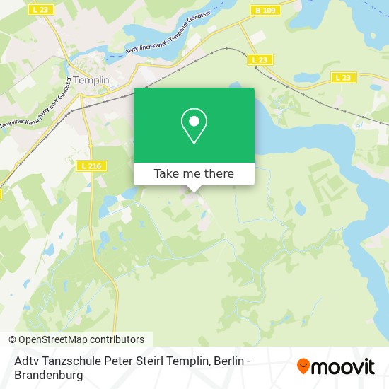 Adtv Tanzschule Peter Steirl Templin map