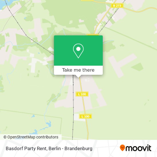 Basdorf Party Rent map