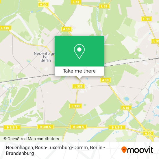 Карта Neuenhagen, Rosa-Luxemburg-Damm