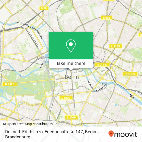 Dr. med. Edith Lozo, Friedrichstraße 147 map