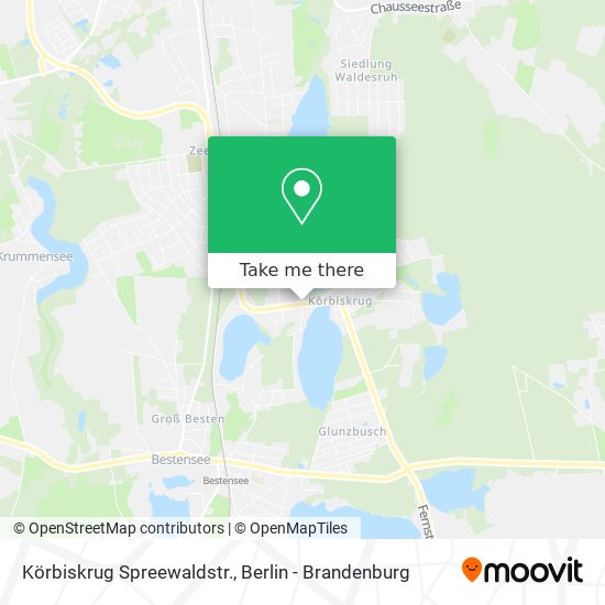 Körbiskrug Spreewaldstr. map