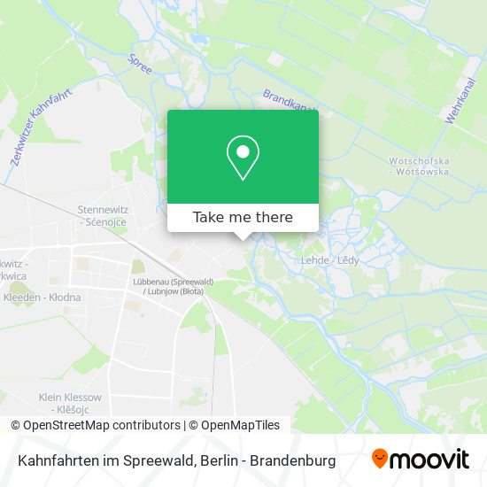 Kahnfahrten im Spreewald map