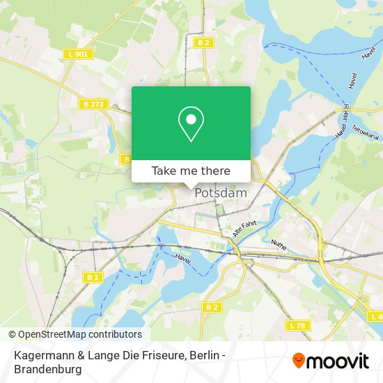 Карта Kagermann & Lange Die Friseure