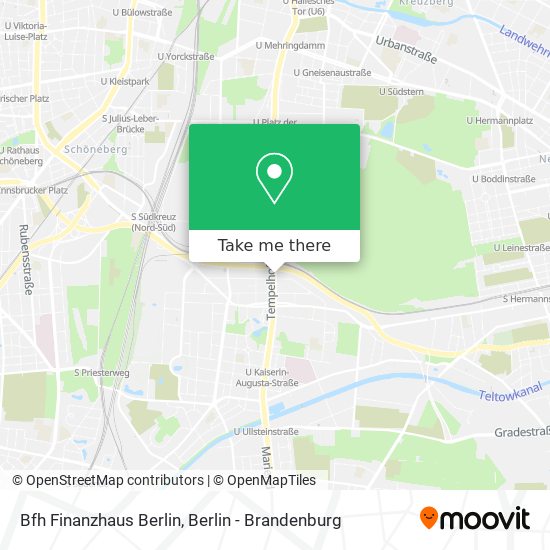 Bfh Finanzhaus Berlin map