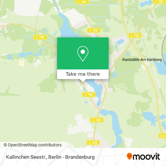 Kallinchen Seestr. map