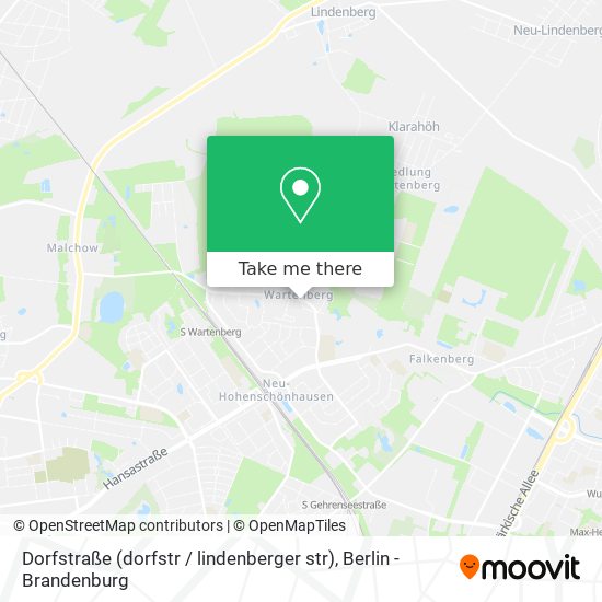 Dorfstraße (dorfstr / lindenberger str) map