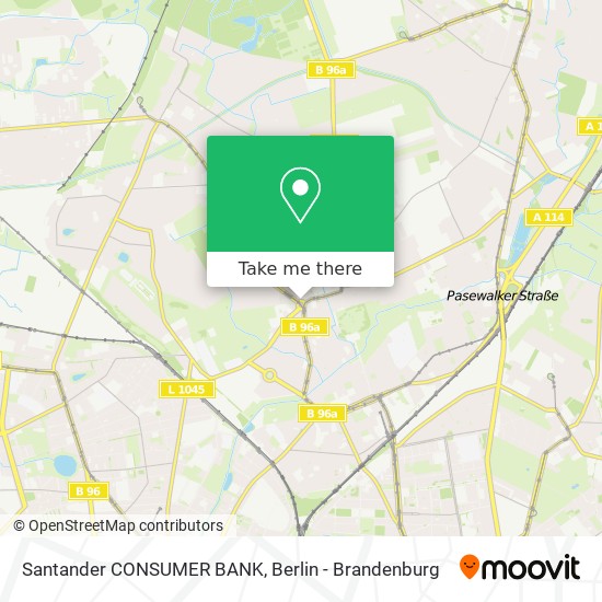 Santander CONSUMER BANK map