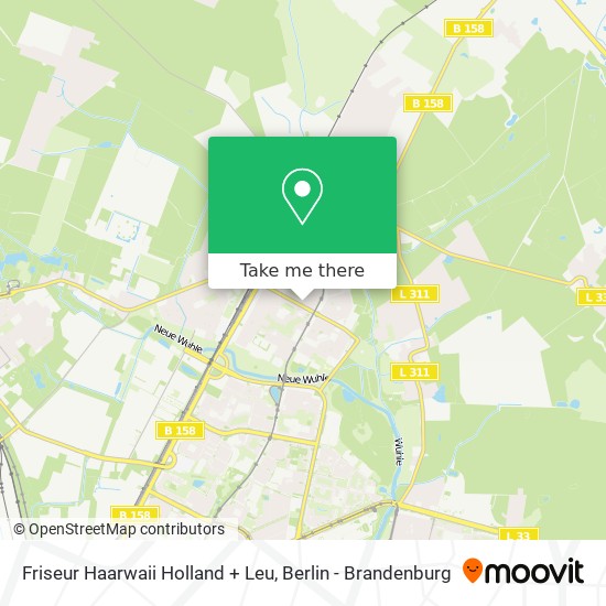 Friseur Haarwaii Holland + Leu map