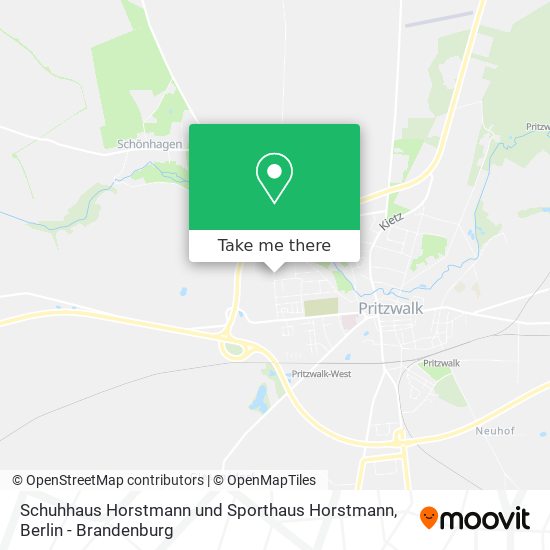 Карта Schuhhaus Horstmann und Sporthaus Horstmann