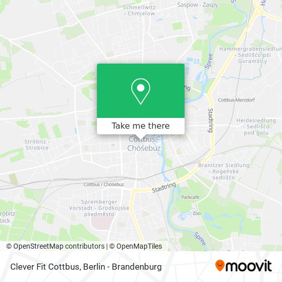 Clever Fit Cottbus map