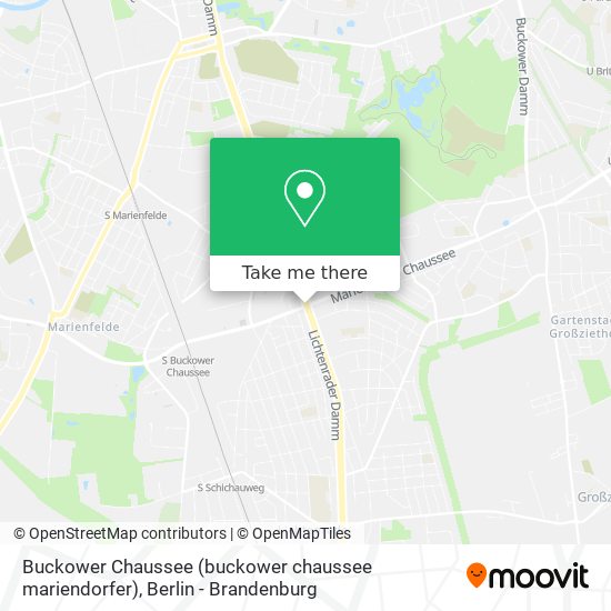 Карта Buckower Chaussee (buckower chaussee mariendorfer)