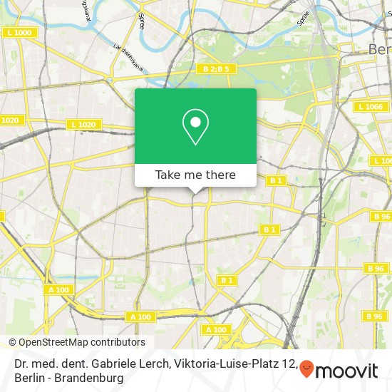 Dr. med. dent. Gabriele Lerch, Viktoria-Luise-Platz 12 map