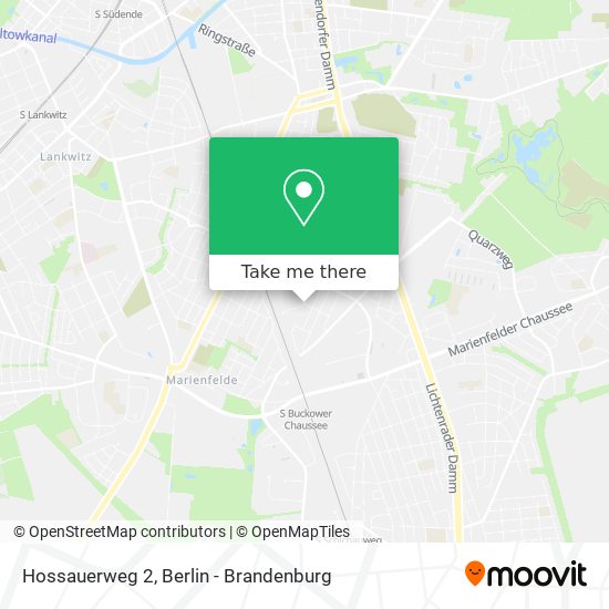 Hossauerweg 2 map