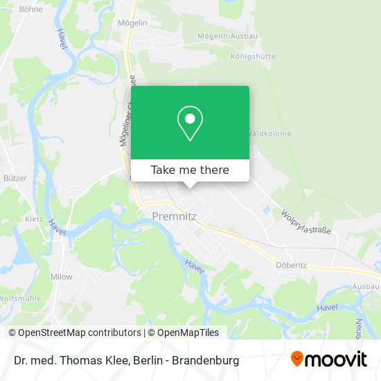 Dr. med. Thomas Klee map