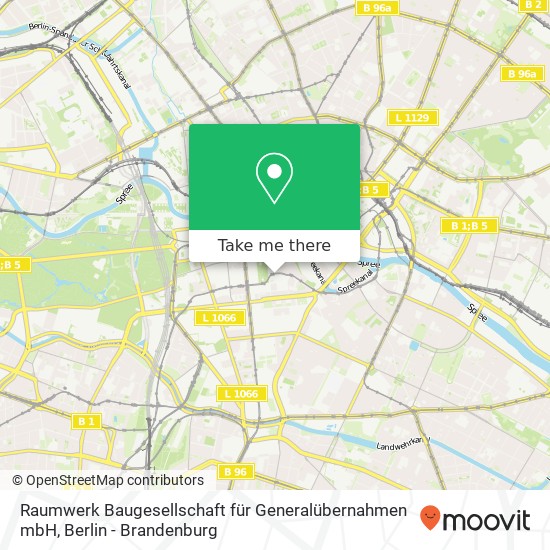 Raumwerk Baugesellschaft für Generalübernahmen mbH map