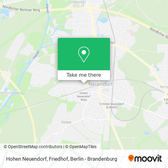 Hohen Neuendorf, Friedhof map