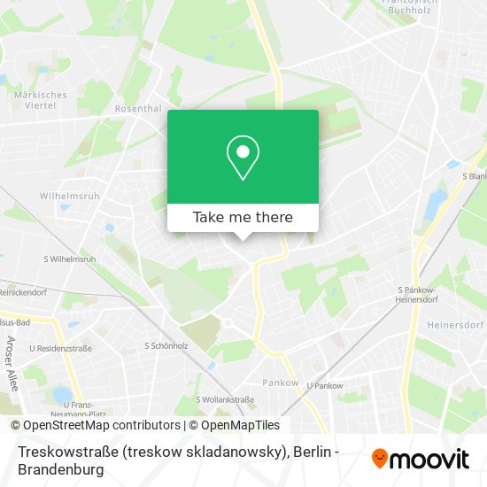 Treskowstraße (treskow skladanowsky) map