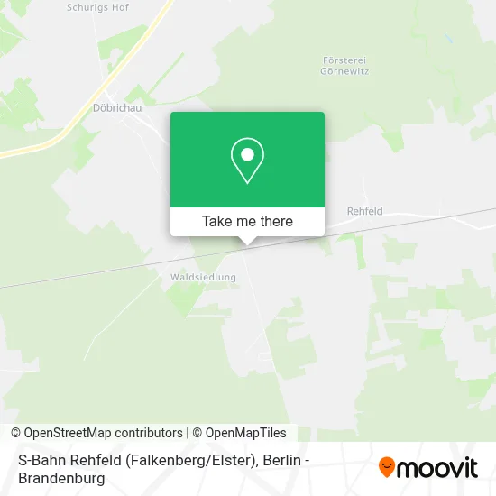 S-Bahn Rehfeld (Falkenberg / Elster) map