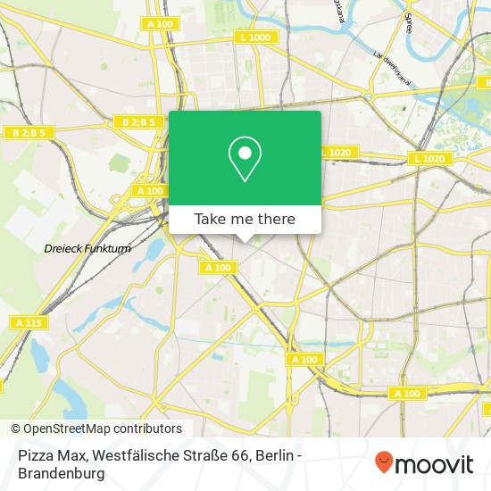 Pizza Max, Westfälische Straße 66 map