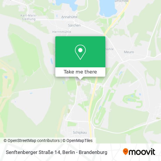 Senftenberger Straße 14 map