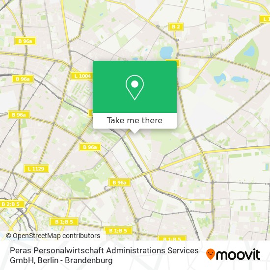 Peras Personalwirtschaft Administrations Services GmbH map