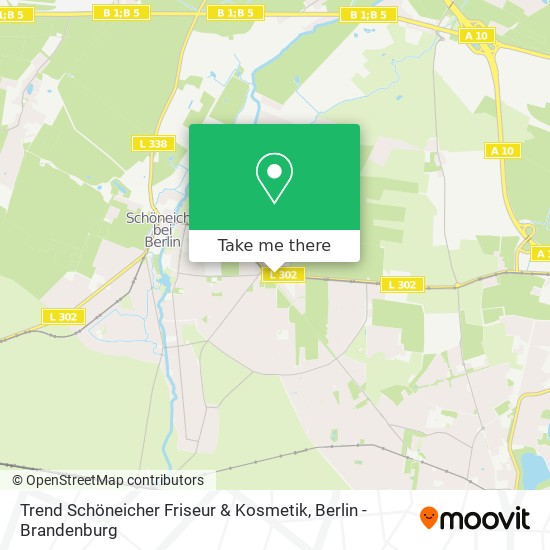 Trend Schöneicher Friseur & Kosmetik map