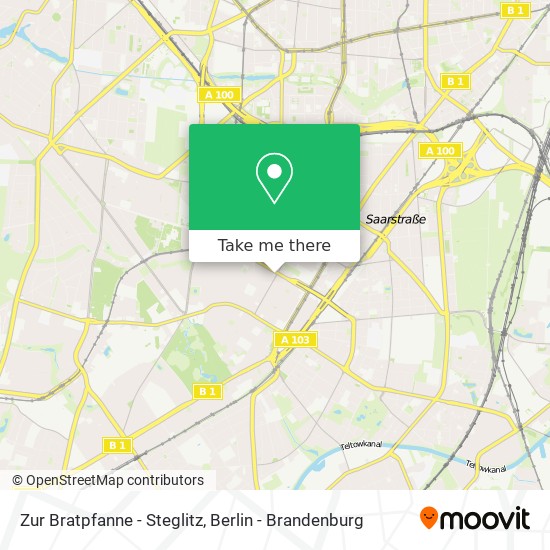 Zur Bratpfanne - Steglitz map